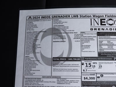 2024 INEOS Grenadier Fieldmaster Edition